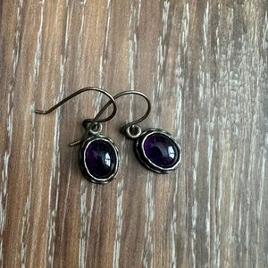 SILPADA - Deep Purple Stone Earrings
